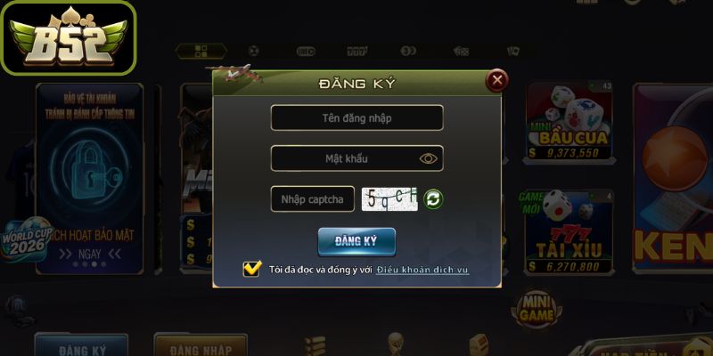 Đăng Ký B52Club Hướng Dẫn Từng Bước Tạo Tài Khoản Online 4 Hướng dẫn chi tiết các bước thao tác đăng ký B52Club